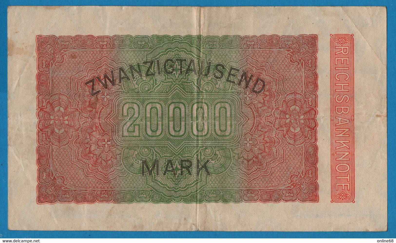 DEUTSCHES REICH 20000 MARK 20.02.1923 # P-KM 041765 P# 85b - 20.000 Mark