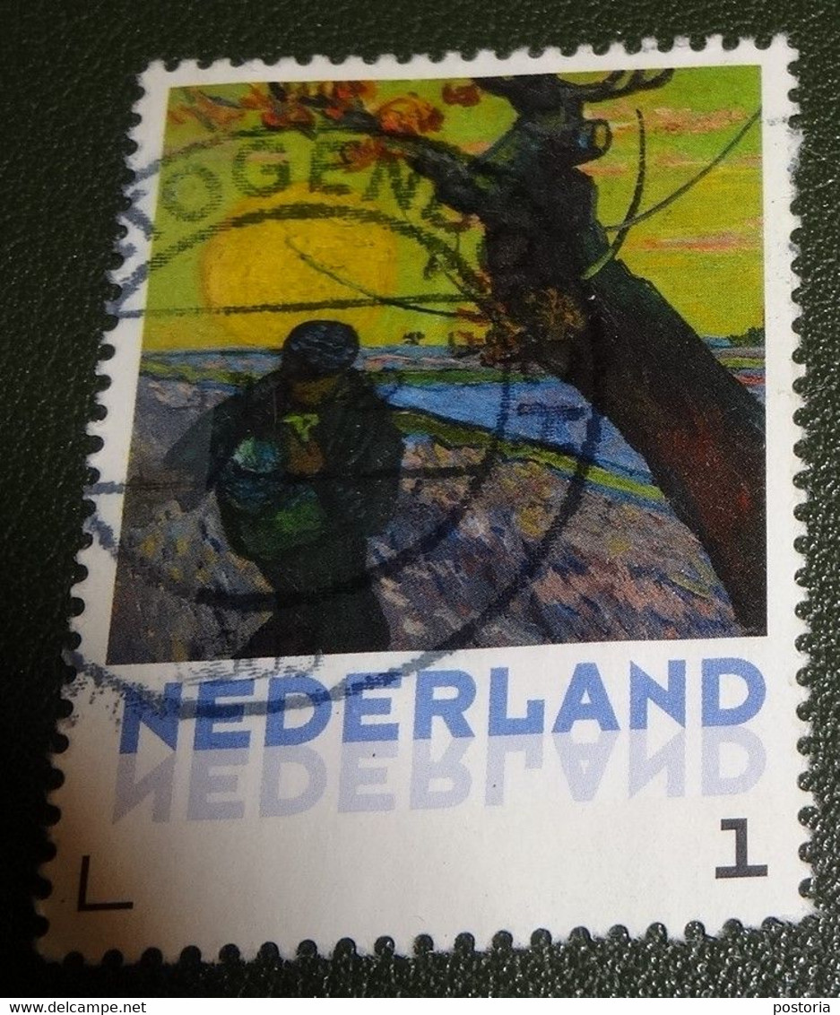 Nederland - NVPH - Xxxx - 2015 - Persoonlijke Gebruikt - Vincent Van Gogh - Boerenleven - Nr 7 - Personnalized Stamps