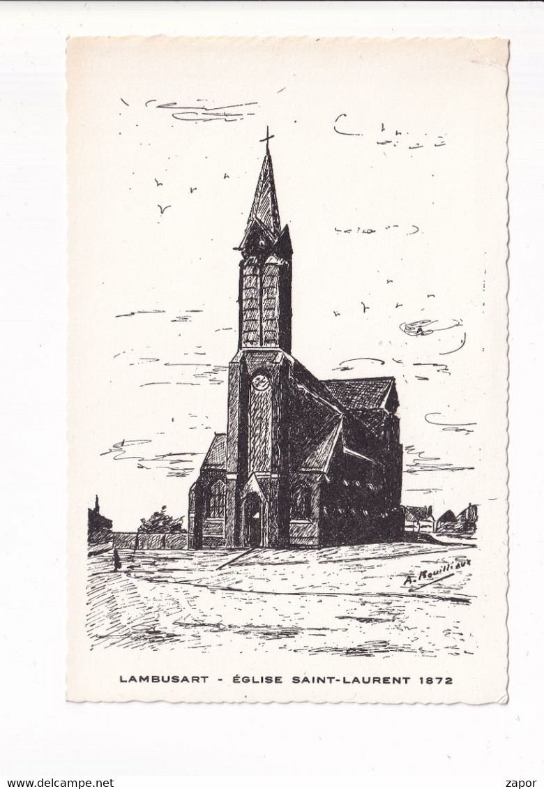 Fleurus - Lambusart - Eglise Saint-Laurent 1872 - Fleurus