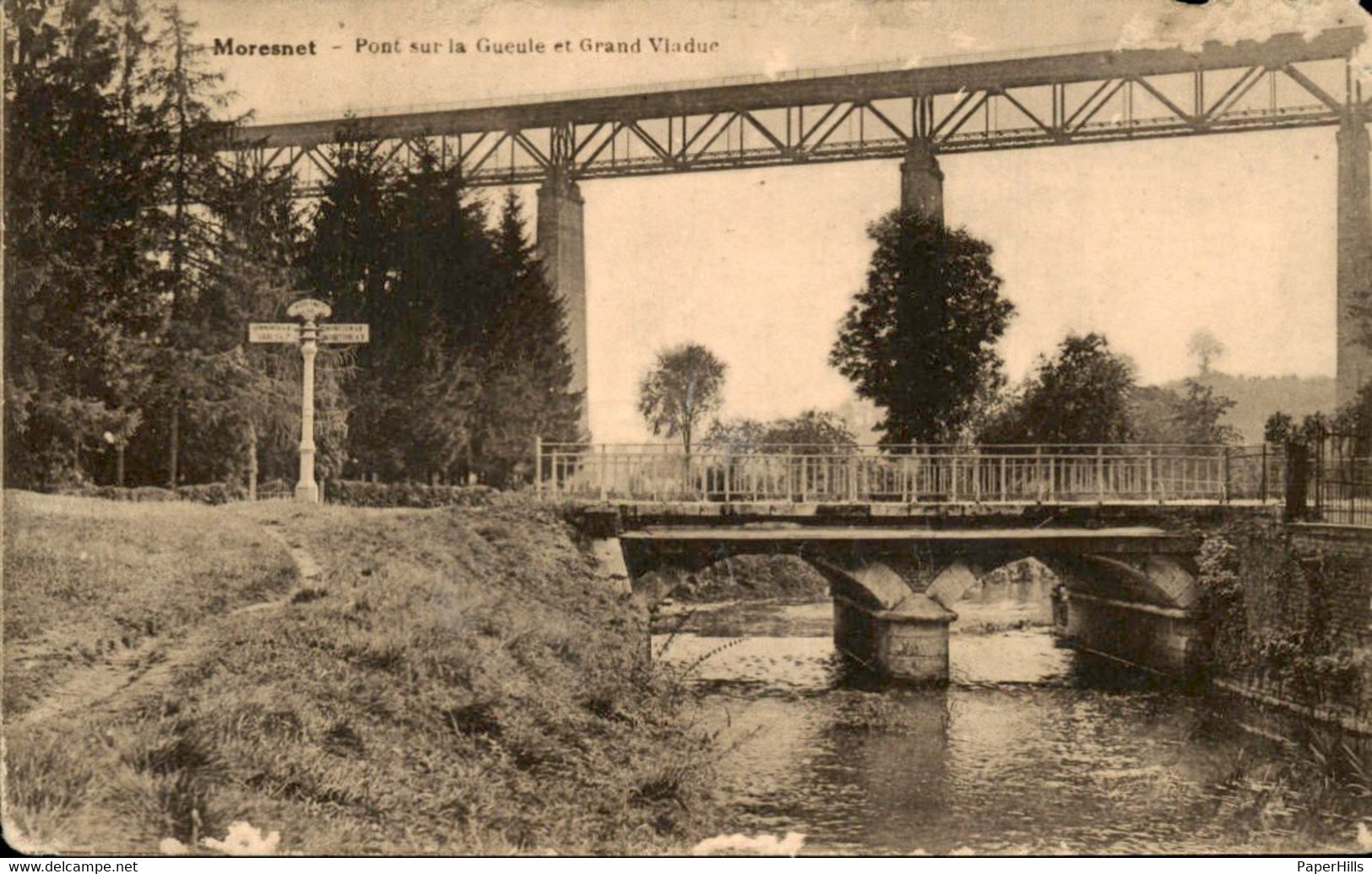 België - Moresnet - Pont Sur La Gueule Grand Viaduc -  - 1930 - Autres & Non Classés