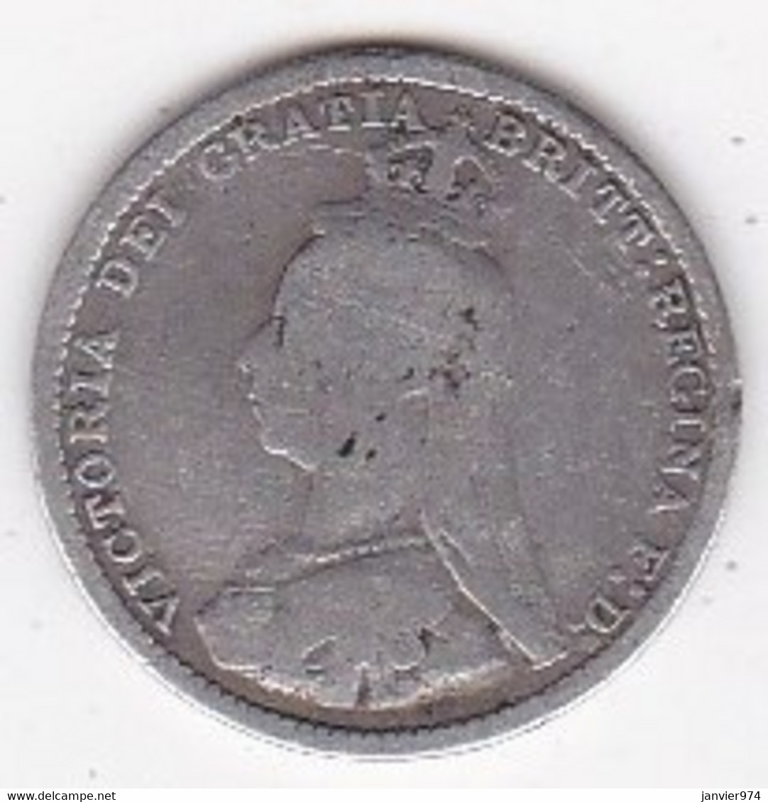 Grande Bretagne. 3 Pence 1889 Victoria, En Argent. KM# 758 - F. 3 Pence