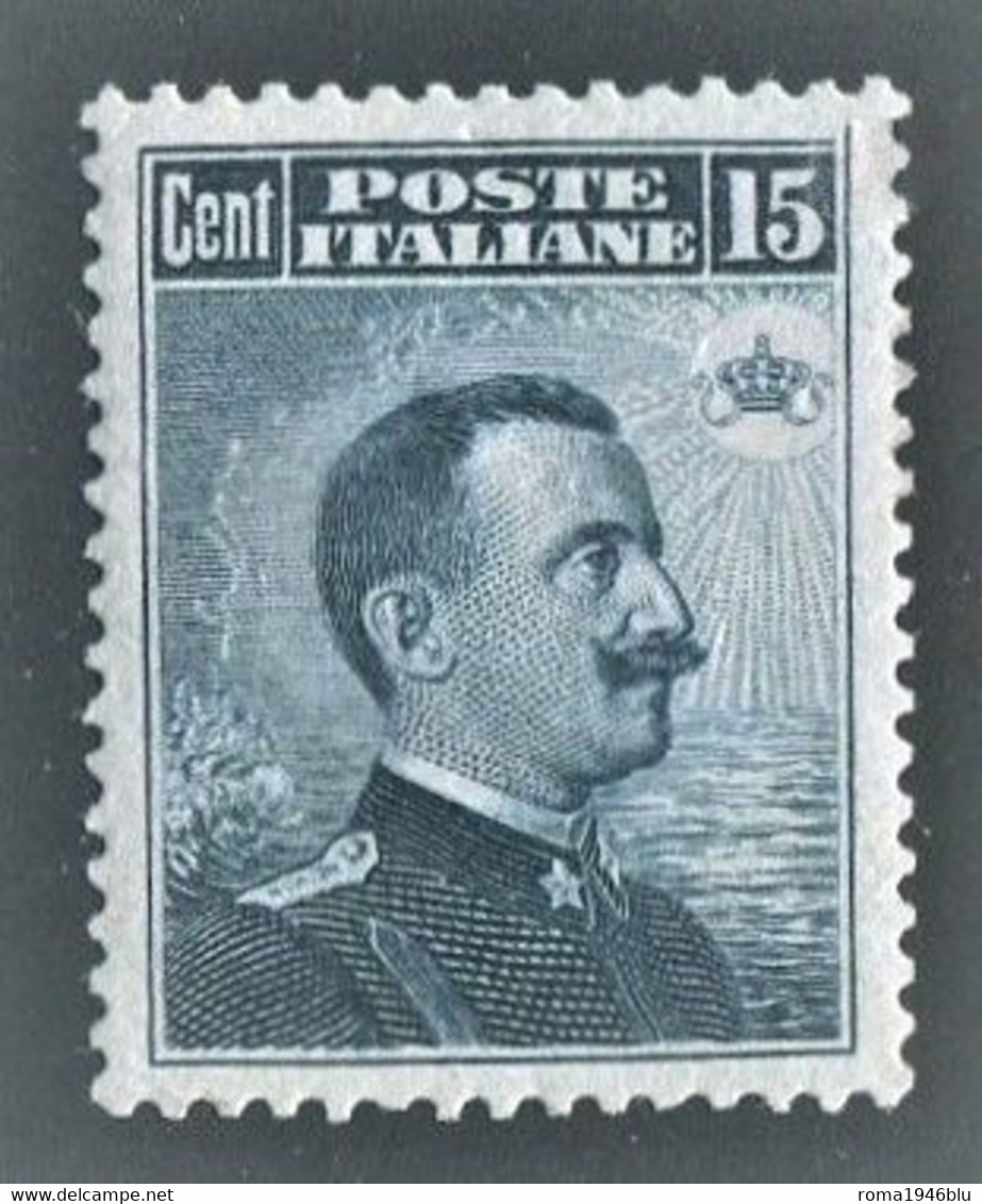 REGNO 1911 15 C SASSONE N. 96 ** MNH BEN CENTRATO - Neufs