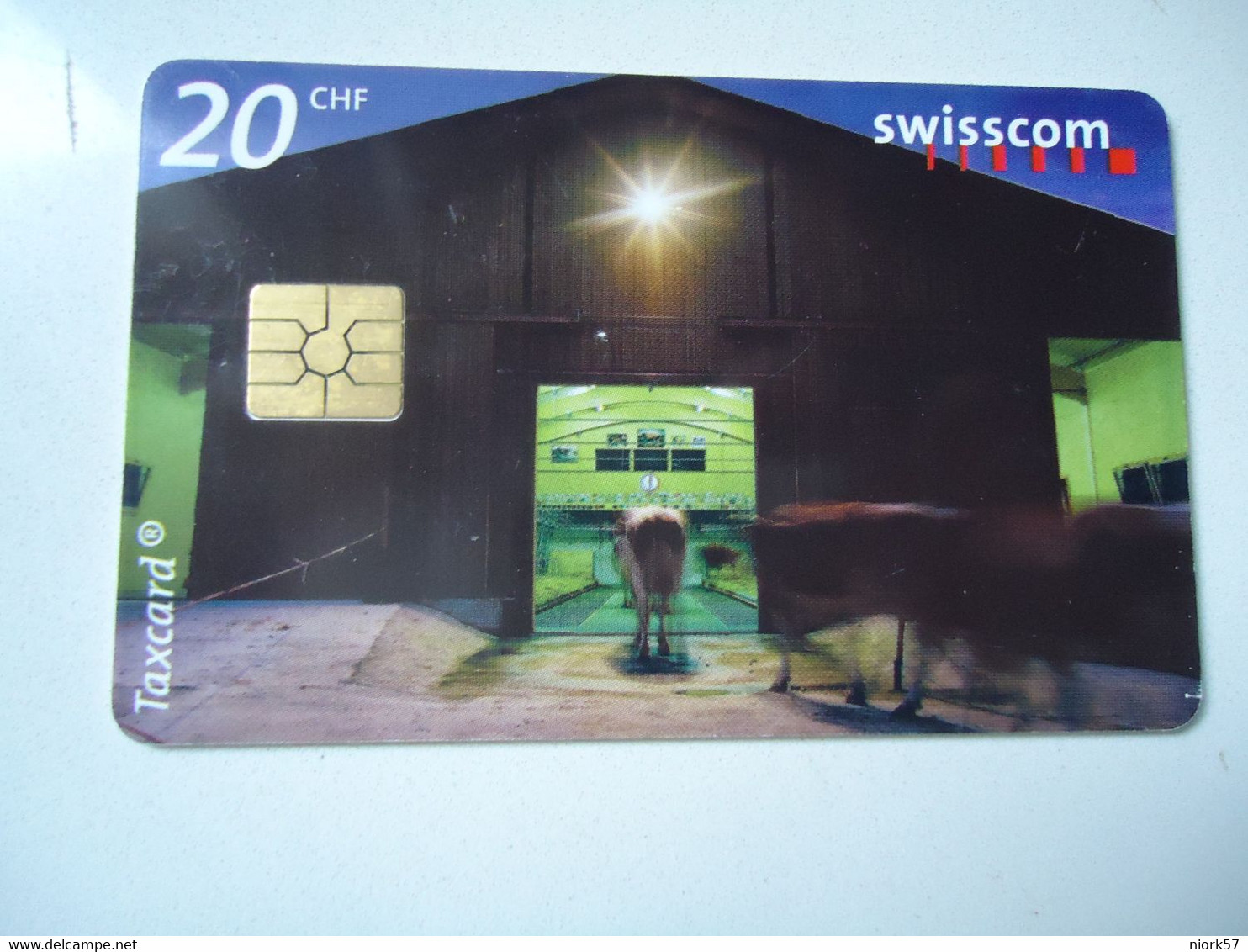 SWITZERLAND USED CARDS  BULDING FARM  COWS - Kühe