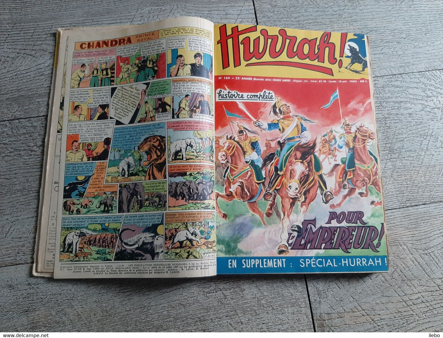 Reliure Hurrah N°17  Bande Dessinée  9 Numéros Histoires Complètes 1957 - Hurrah