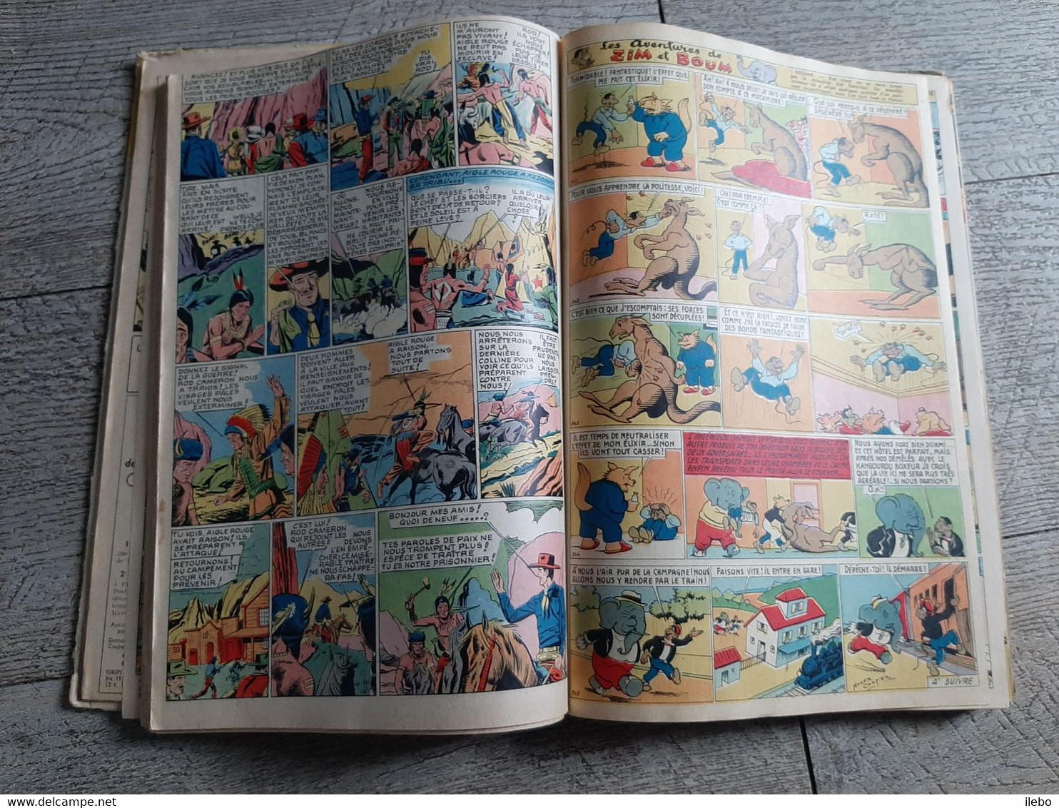 reliure hurrah N°17  bande dessinée  9 numéros histoires complètes 1957