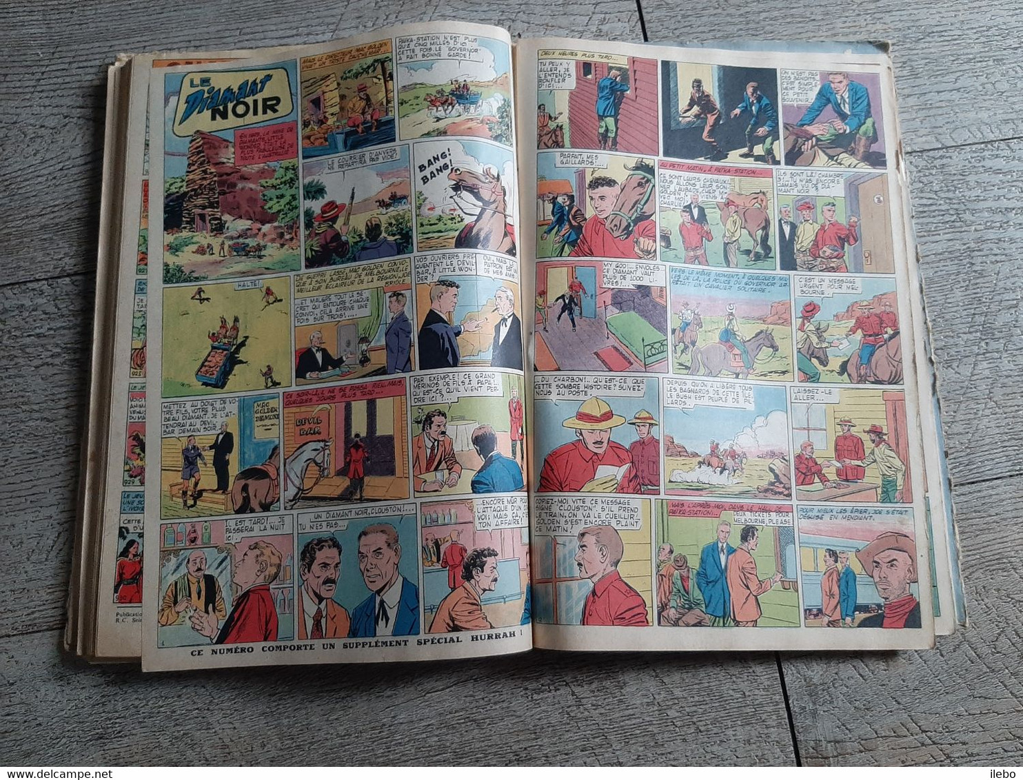 reliure hurrah N°17  bande dessinée  9 numéros histoires complètes 1957