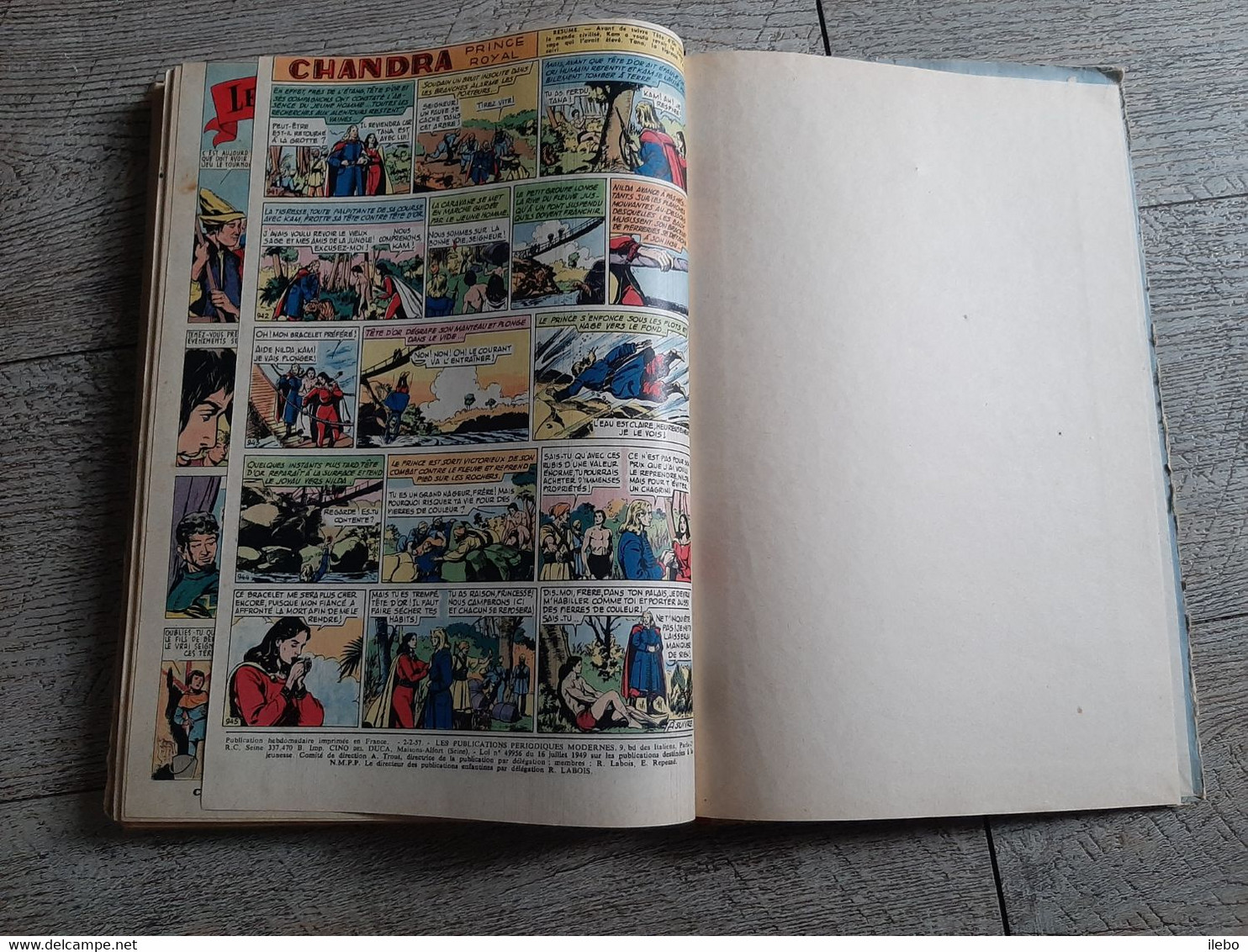 reliure hurrah N°17  bande dessinée  9 numéros histoires complètes 1957