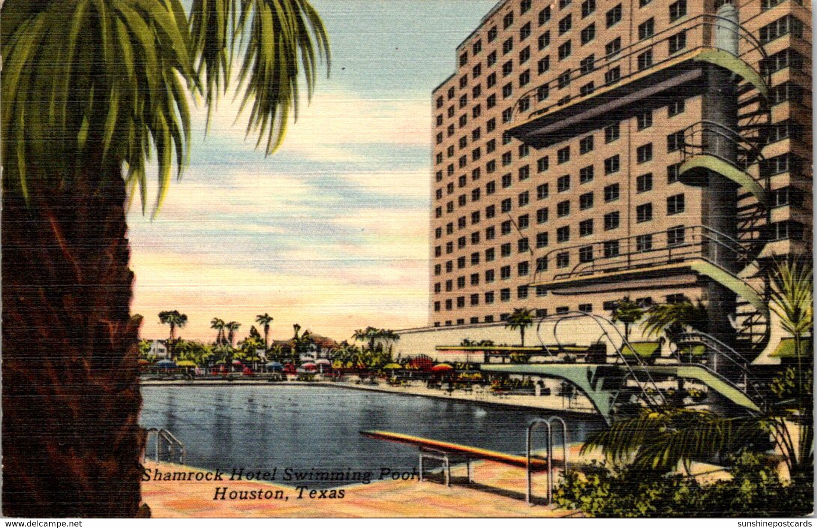 Texas Houston Shamrock Hotel Swimming Pool - Houston