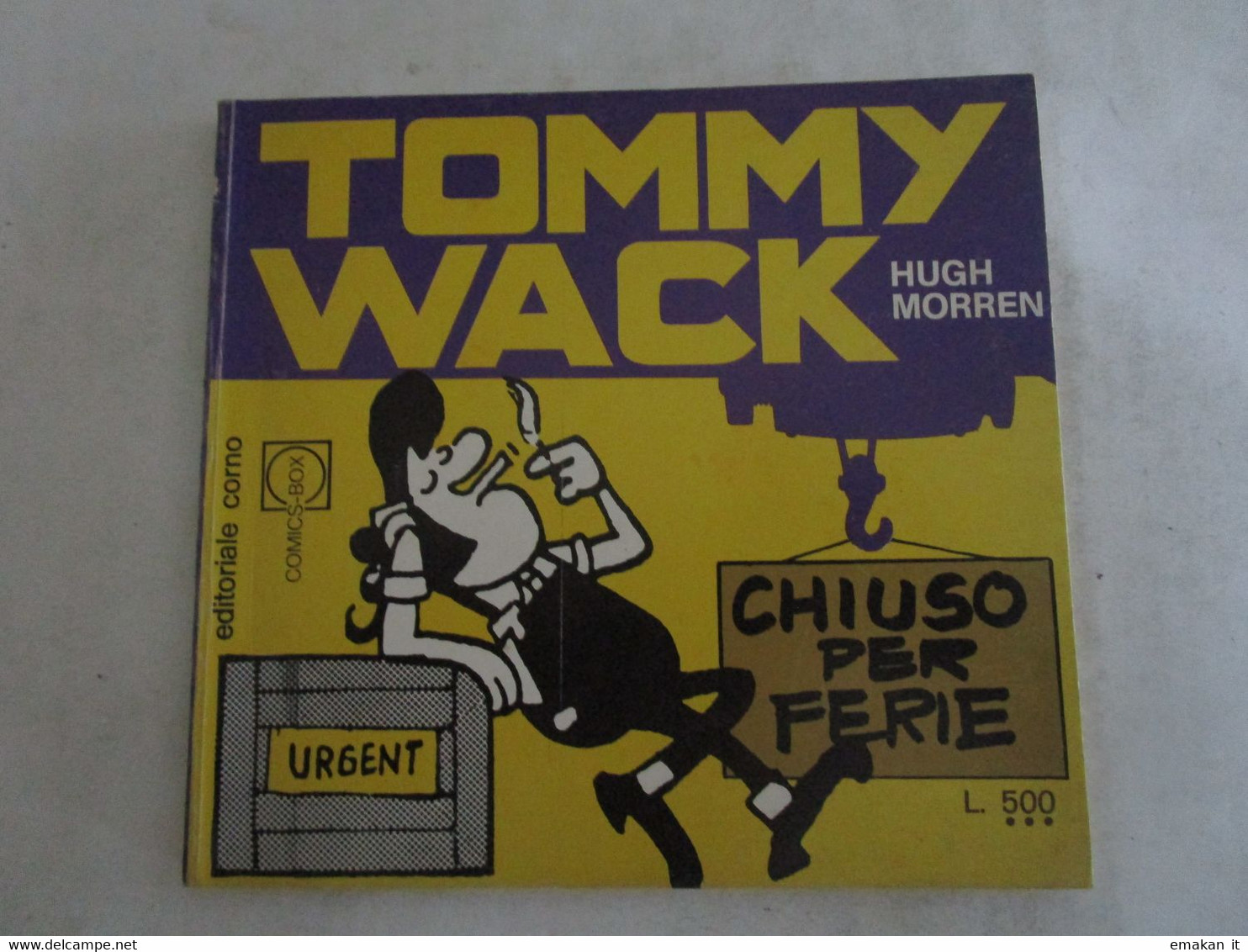 # TOMMY WACK N 24 / 1973 / COMICS BOX / CHIUSO PER FERIE - First Editions