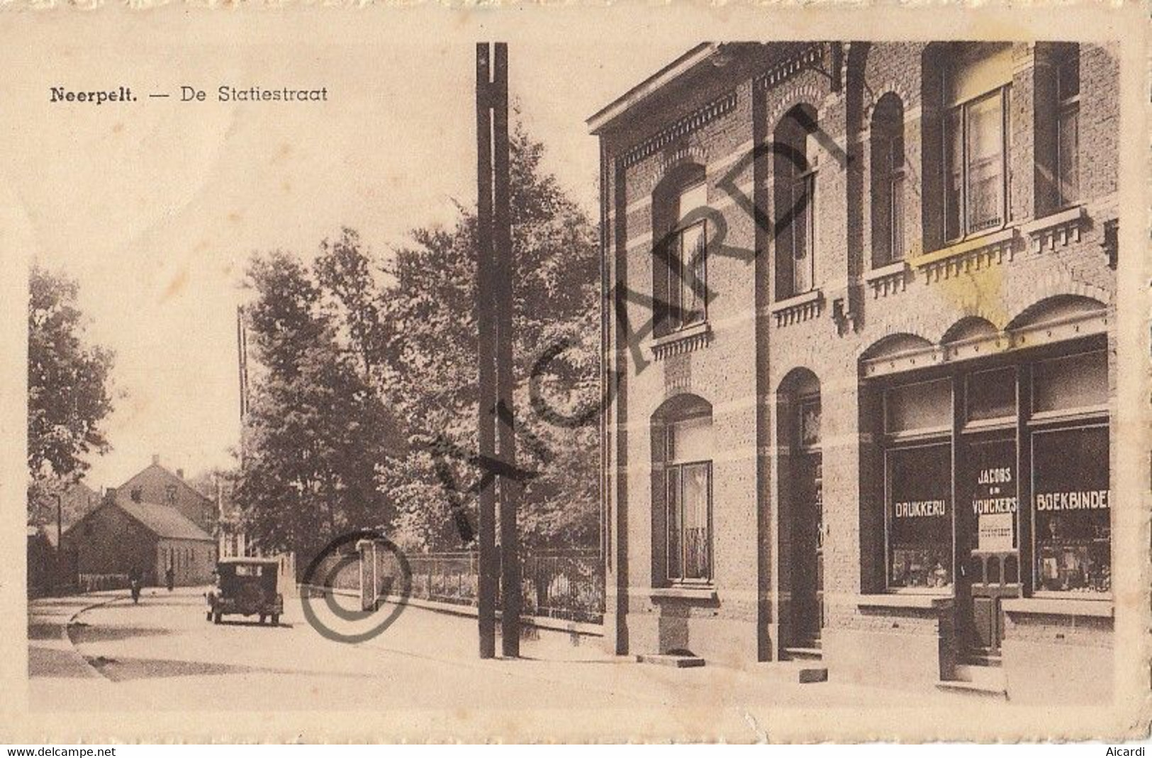 Postkaart/Carte Postale - NEERPELT - De Statiestraat (Van Donink, Herentals) (A434) - Neerpelt