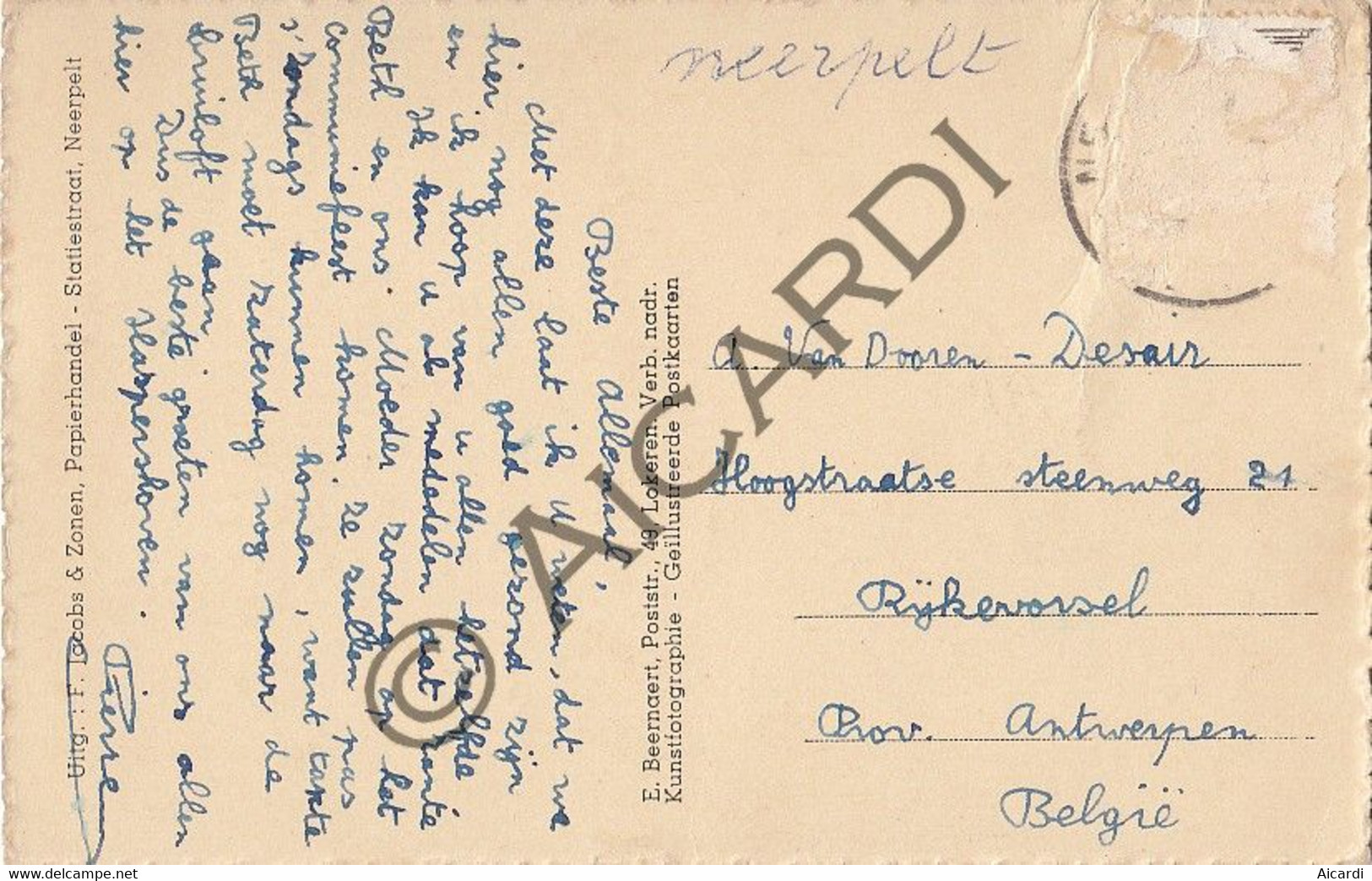 Postkaart/Carte Postale - NEERPELT - De Rallye (Van Dooren-Desair, Rijkevorsel) (A447) - Neerpelt