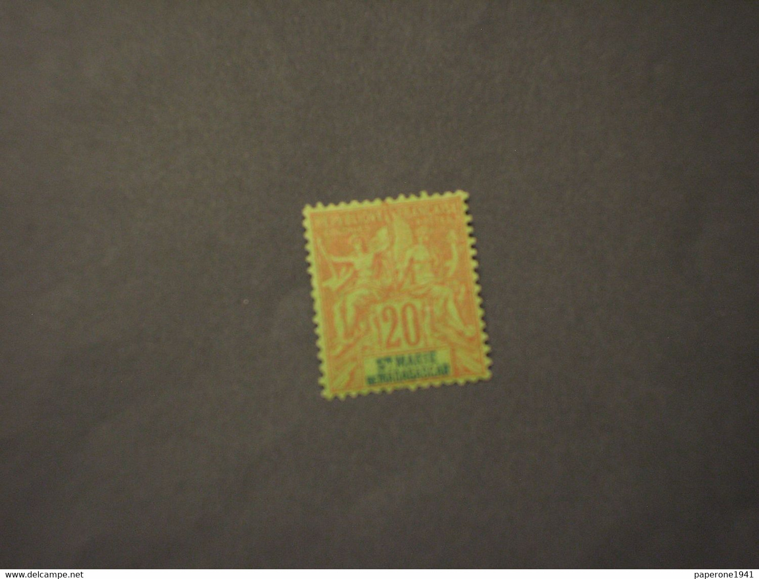 MADAGASCAR  SANTA MARIA - 1894 ALLEGORIA  20 C. - NUOVO(+) - Unused Stamps