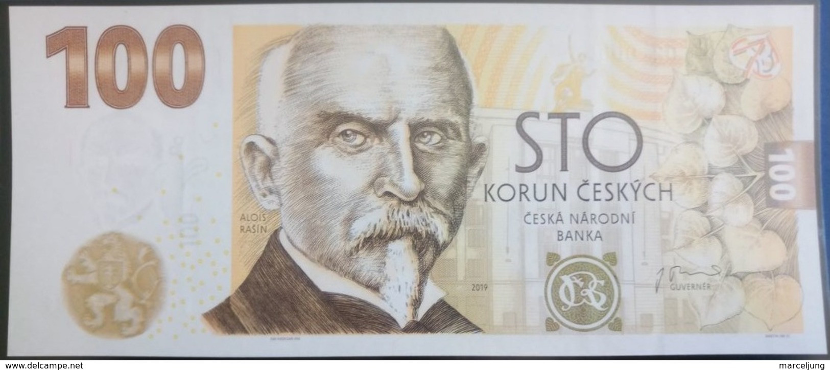 100 Korun/Kronen Czech Republic UNC 2019 Commemorative Banknote, Rare / GEDENKBANKNOTE SELTEN - Repubblica Ceca