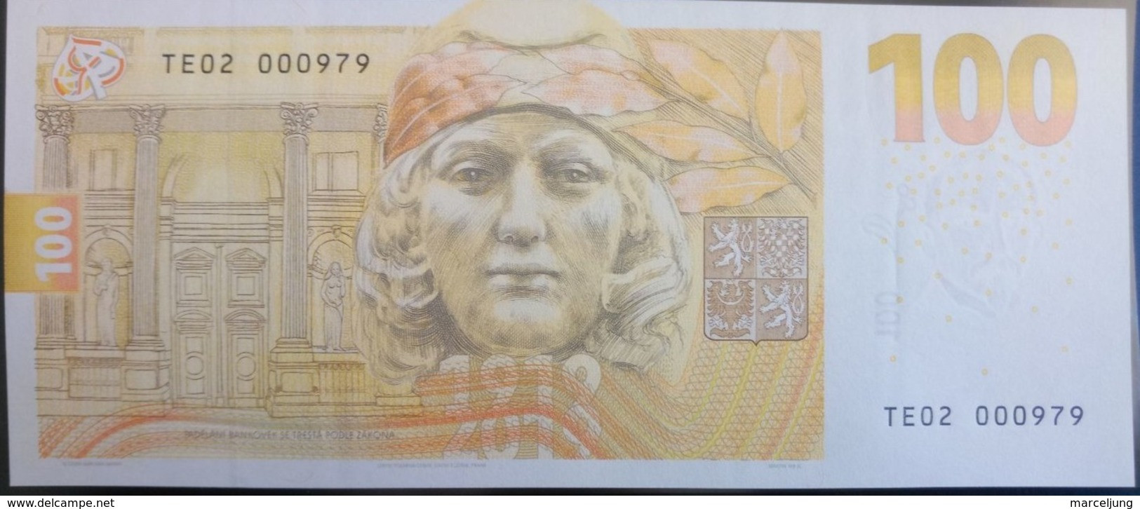 100 Korun/Kronen Czech Republic UNC 2019 Commemorative Banknote, Rare / GEDENKBANKNOTE SELTEN - Tchéquie