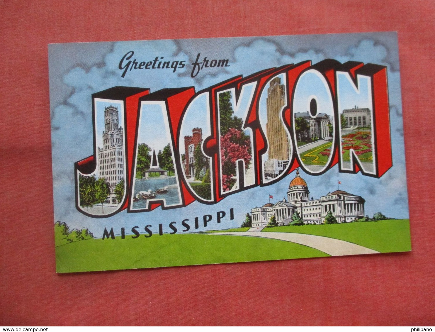 Greetings.  Jackson Mississippi > Jackson           Ref  5309 - Jackson