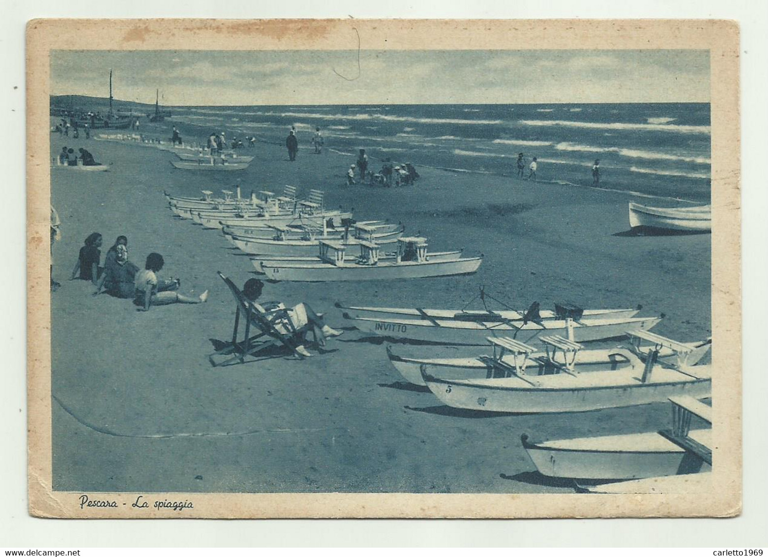 PESCARA - LA SPIAGGIA  - VIAGGIATA FG - Pescara