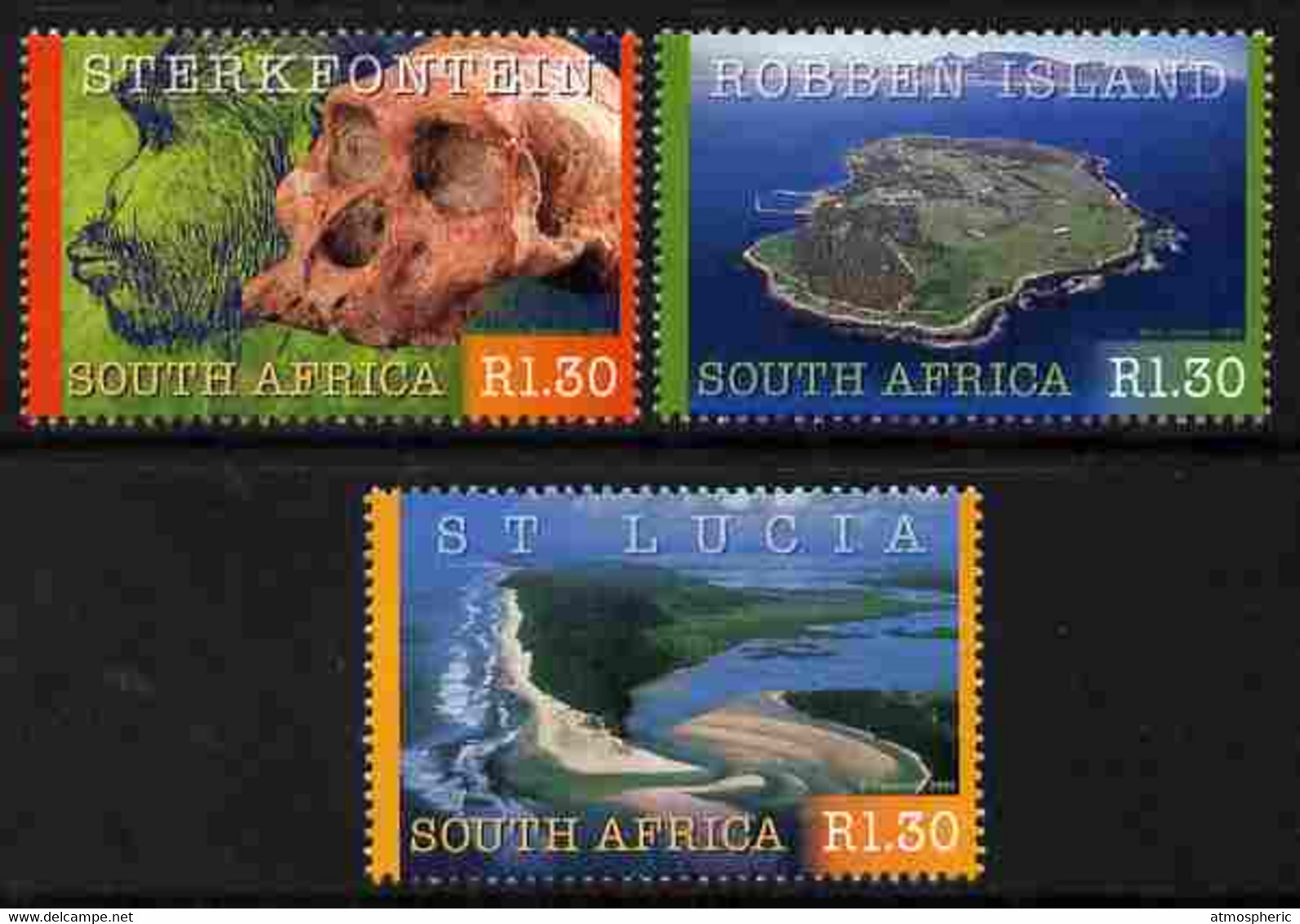 South Africa 2000 UNESCO World Heritage Sites Perf Set Of 3 Unmounted Mint SG 198-1200 - Ungebraucht