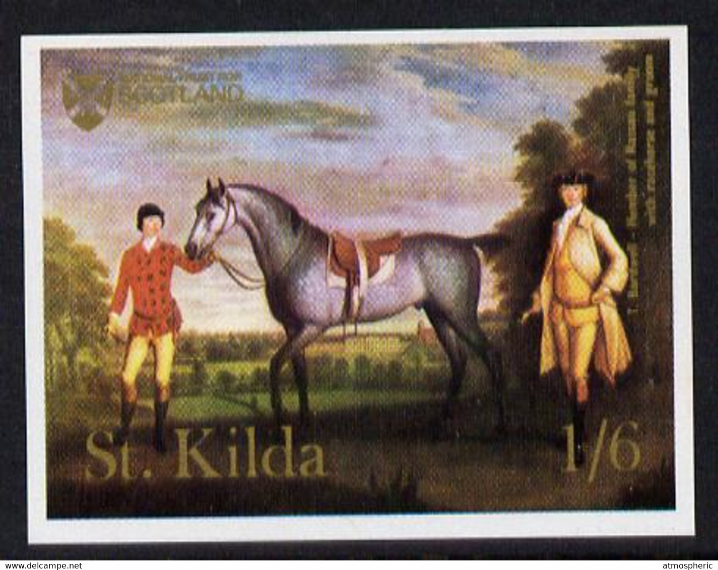 St Kilda 1969 Painting Of Horses 1s6d Imperf Unmounted Mint - Local Issues