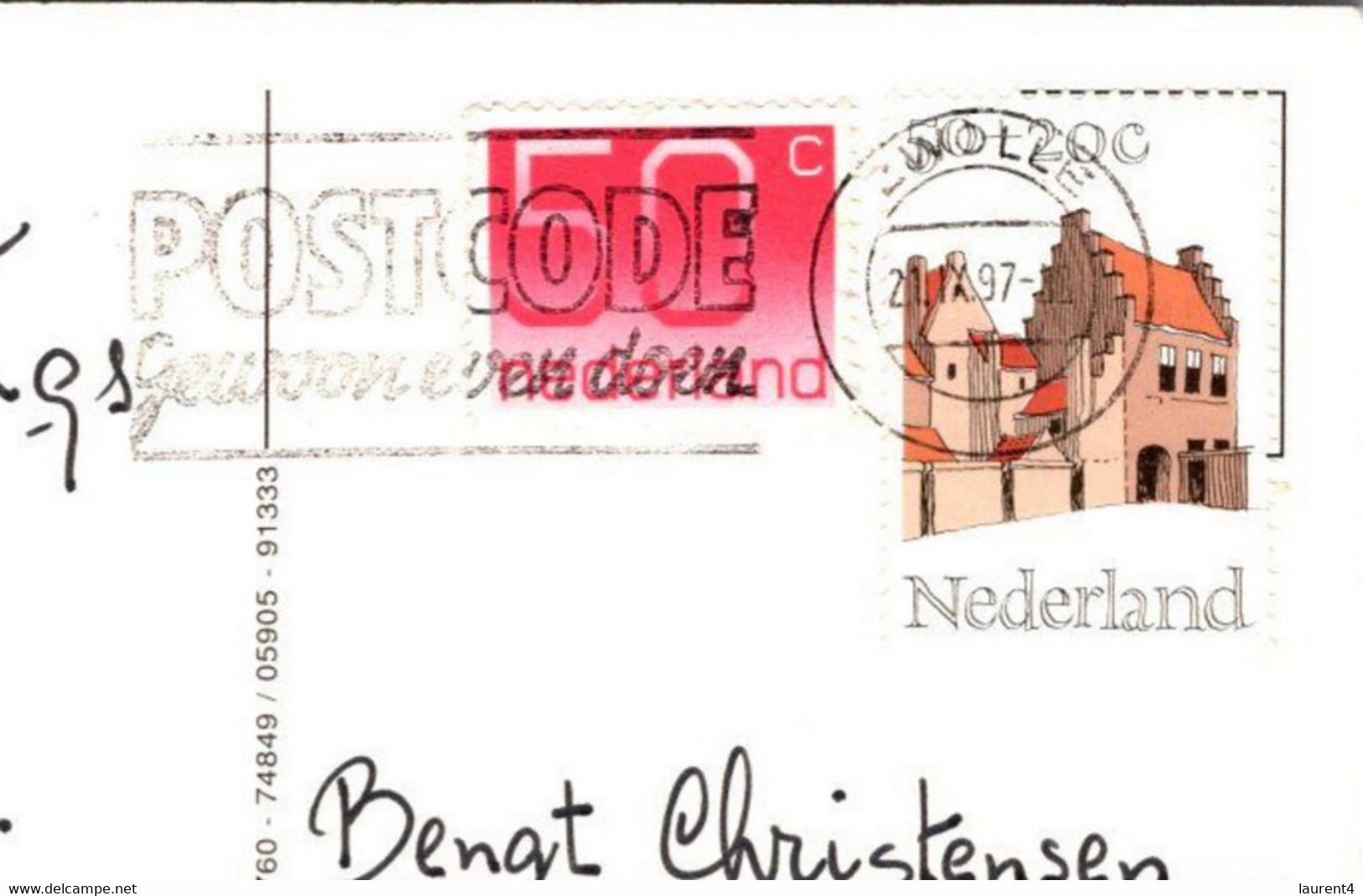 (3 C 18) Netherlands Posted To Denmark - 1997 - Holten - Holten