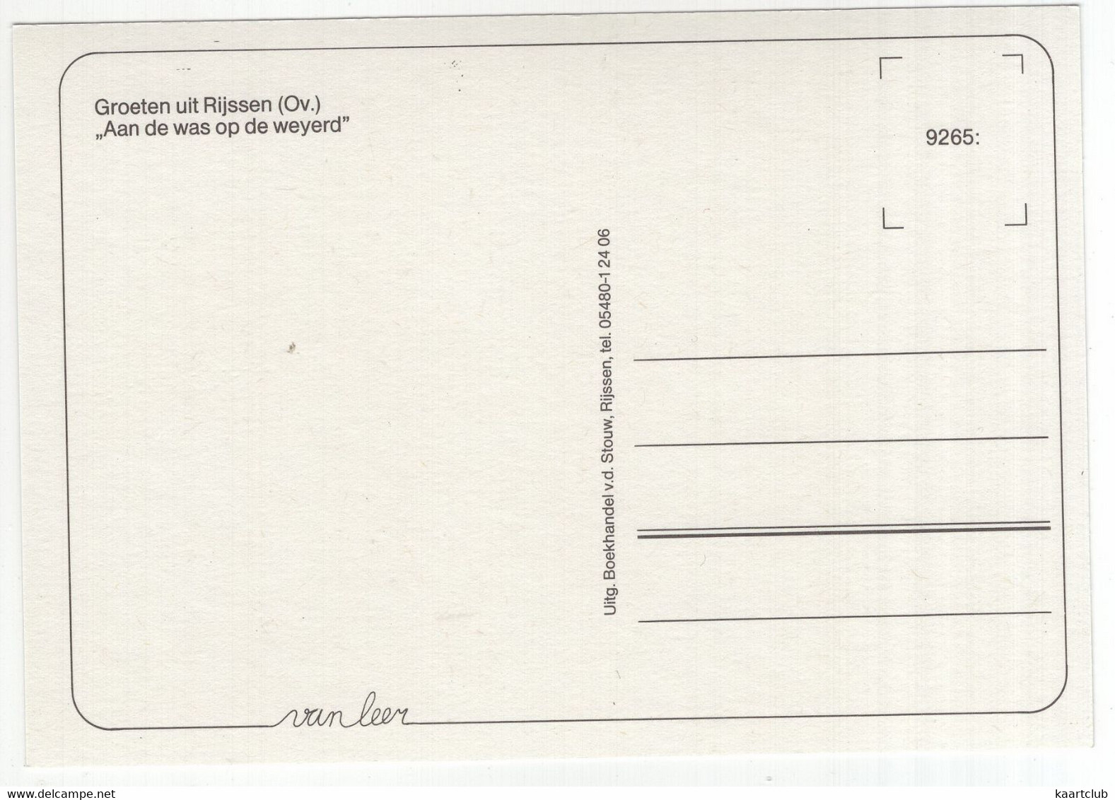 Rijssen - 'Aan De Was Op De Weyerd' Standbeeld Wasvrouw - (Overijssel, Nederland / Holland) - 9265: - RENAULT 5 - Rijssen