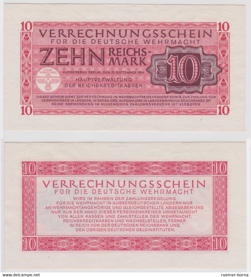 10 Reichsmark Verrechnungsschein Für Die Deutsche Wehrmacht Reichskreditkassen Ro.513 (137878) - 10 Reichsmark