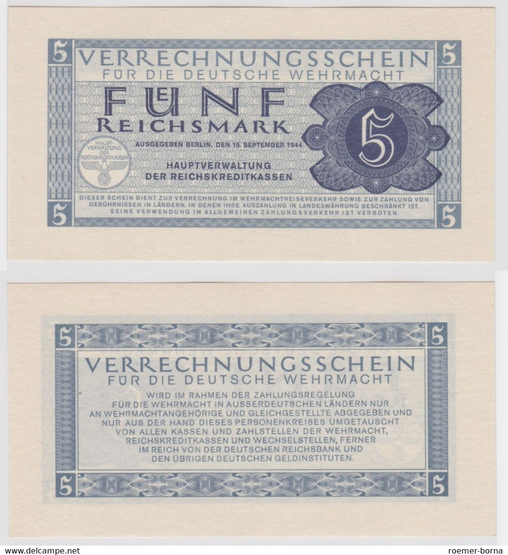 5 Reichsmark Verrechnungsschein Für Die Deutsche Wehrmacht Reichskreditkassen Ro.512 (133272) - 5 Reichsmark
