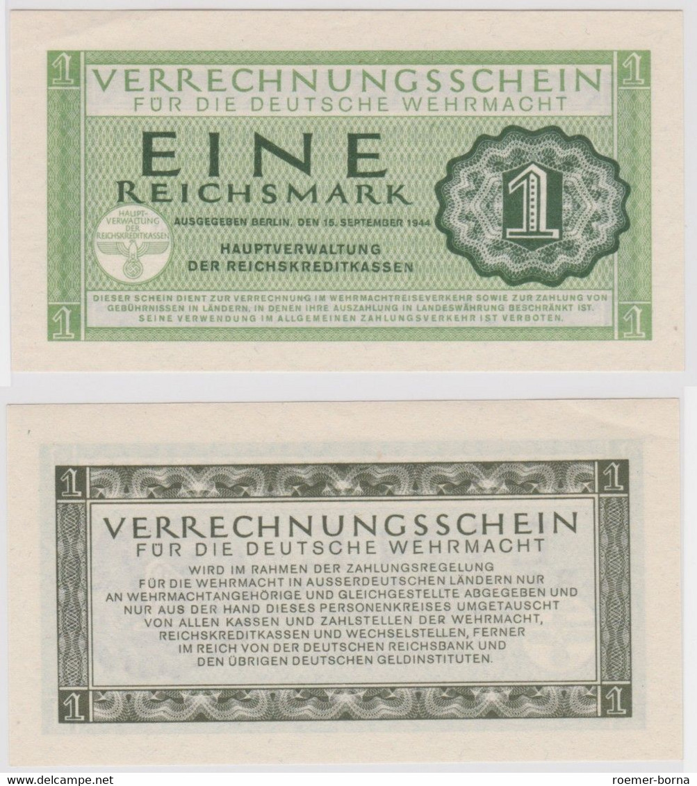 1 Reichsmark Verrechnungsschein Für Die Deutsche Wehrmacht Reichskreditkassen Ro.511 (139505) - Other & Unclassified