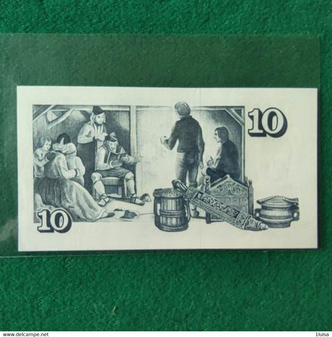 ISLANDA 10 KRONUR 1961 - Island