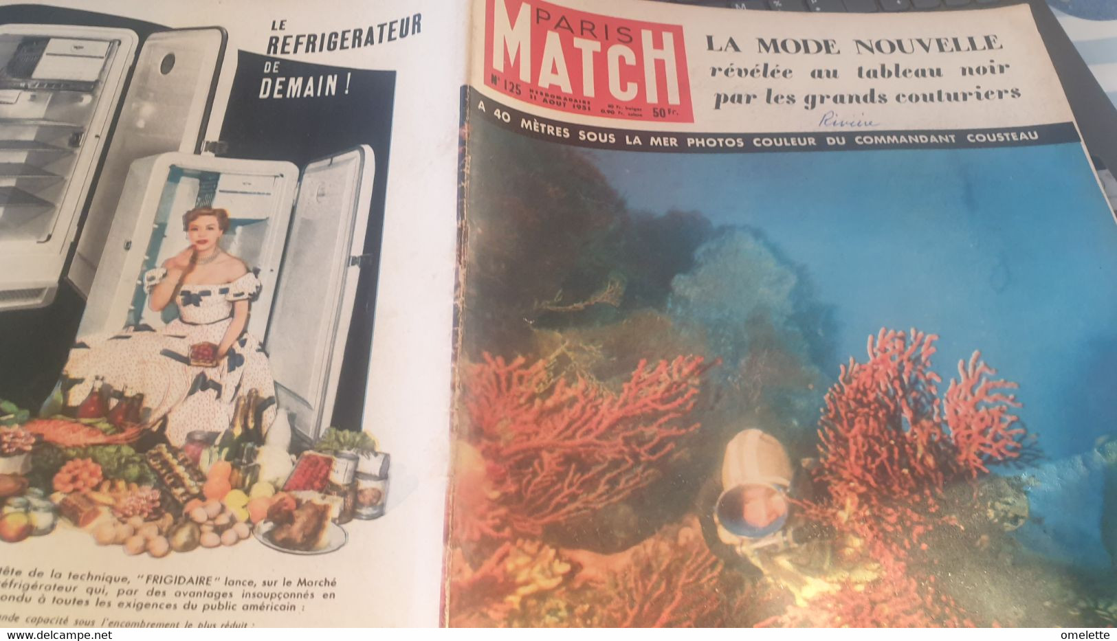 MATCH 51/COUSTEAU /PETAIN/TITO YOUGOSLAVIE/ CICCOLINI AIX /DIOR  SCHIAPARELLI HEIM LANVIN DESSES - Haus & Dekor