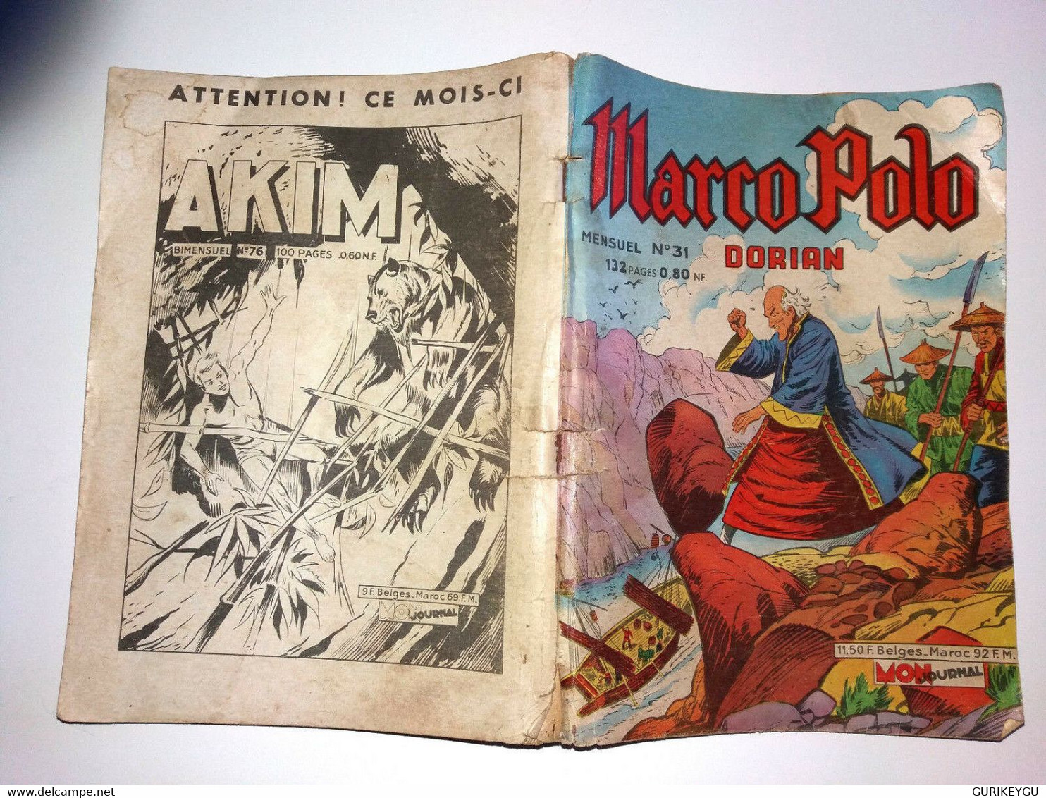 Bd MARCO POLO DORIAN N° 31 Mon Journal 1962 - Mon Journal
