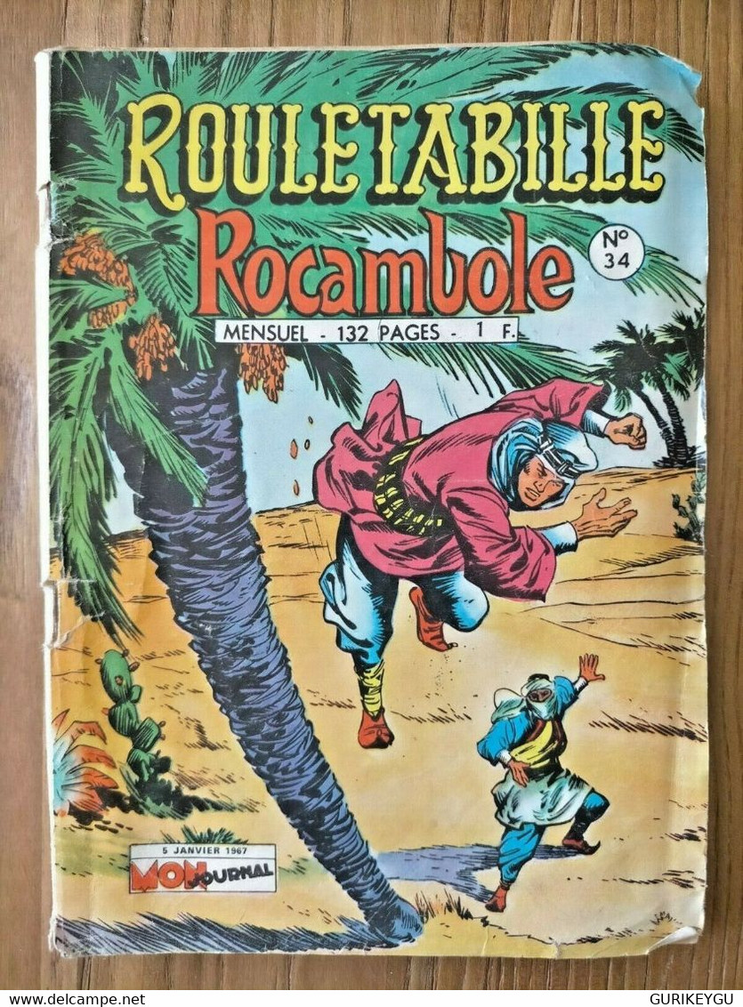 Bd Rouletabille Rocambole N° 34 Mon Journal De 1967 - Mon Journal
