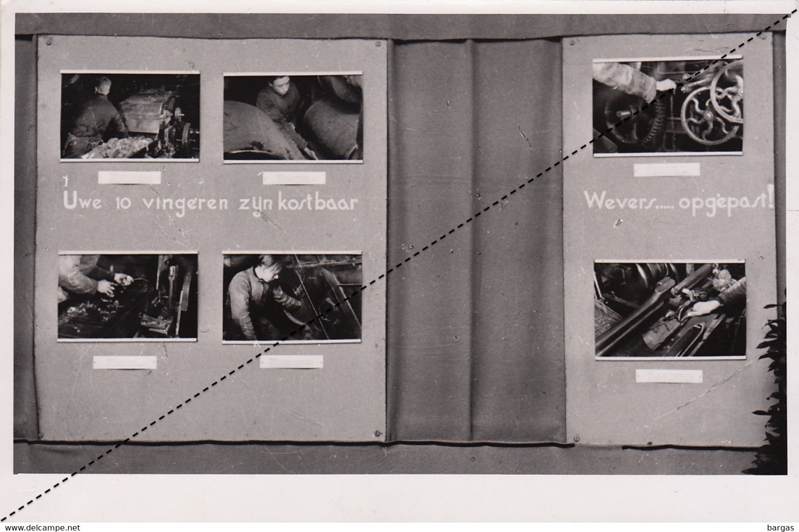 1942 Opwijk Waasmunster Filatures Usines Manta Securité Au Travail Bien être Exposition Propagande - Opwijk