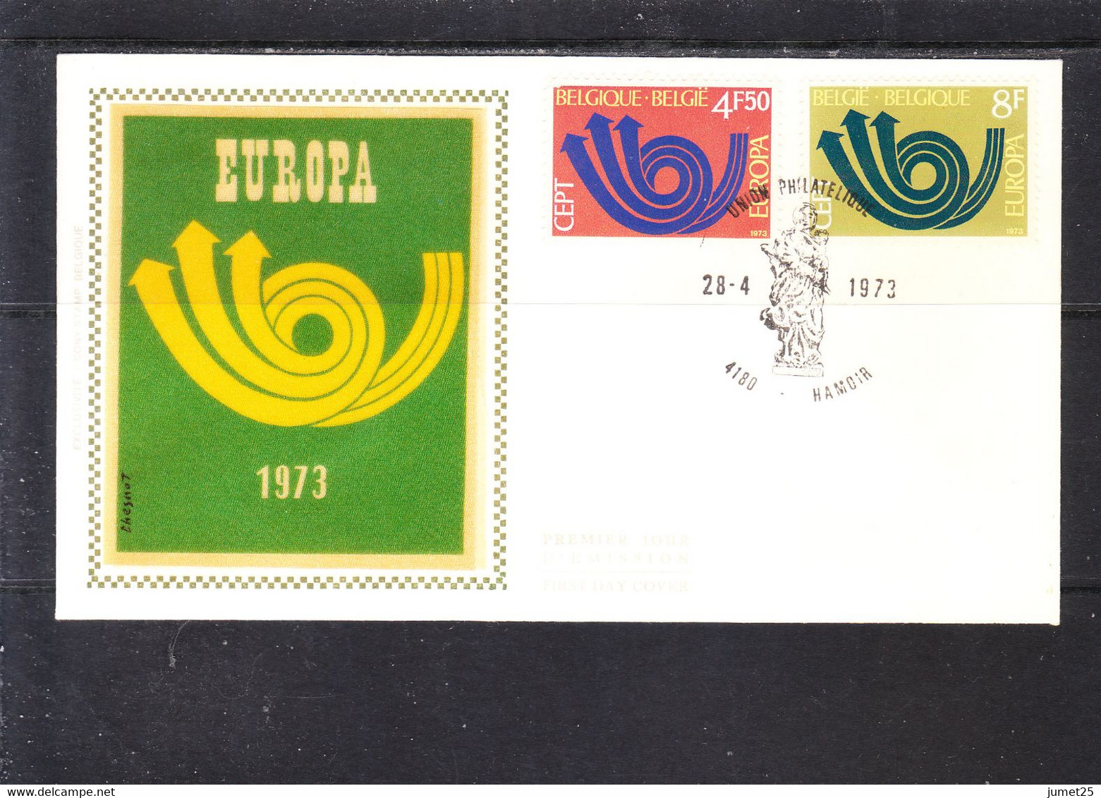 1669/70Soie Europa 1973 - Cor Postal - 1971-1980