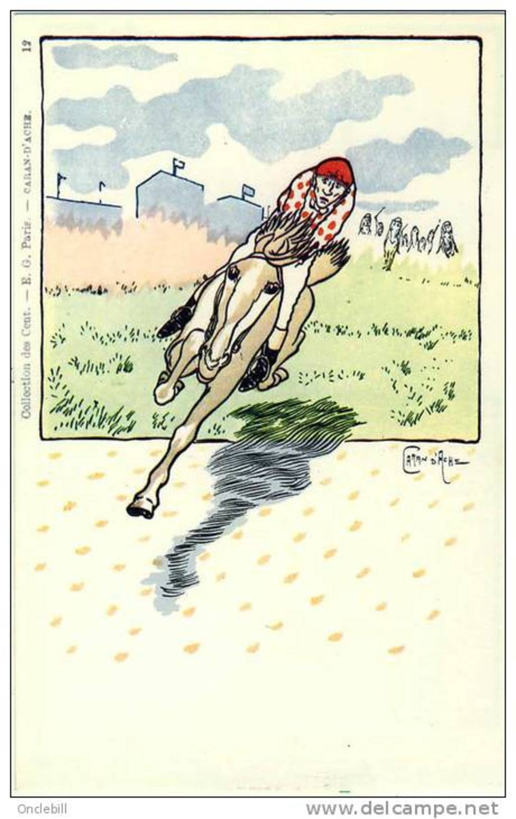 Caran D'ache Cheval Jockey Hippisme N°20 Série ADECA Neudin 1977  N°107/1000 état Superbe - Caran D'Ache