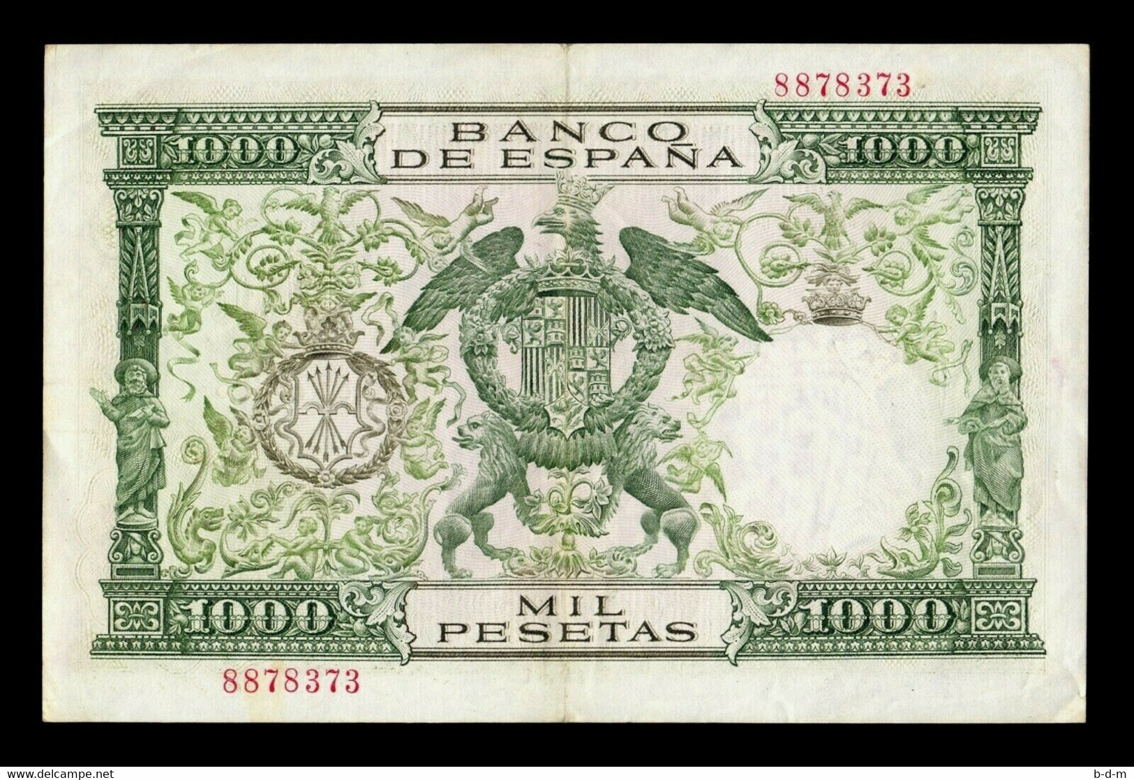 España Spain 1000 Pesetas Reyes Católicos 1957 Pick 149 Sin Serie MBC/+ VF/+ - 1000 Peseten