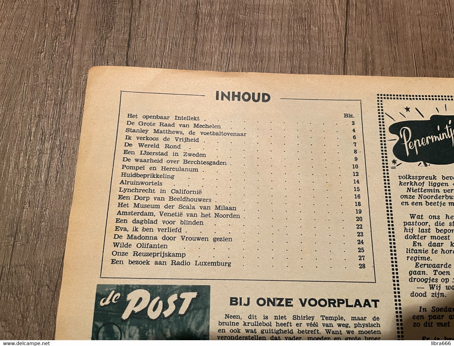 DE POST Nr.13 - 1949 (32 Pp.) (Mechelen - Stanley Matthews - Amsterdam - Radio Luxemburg - Leopold III & Hitler) - Informaciones Generales