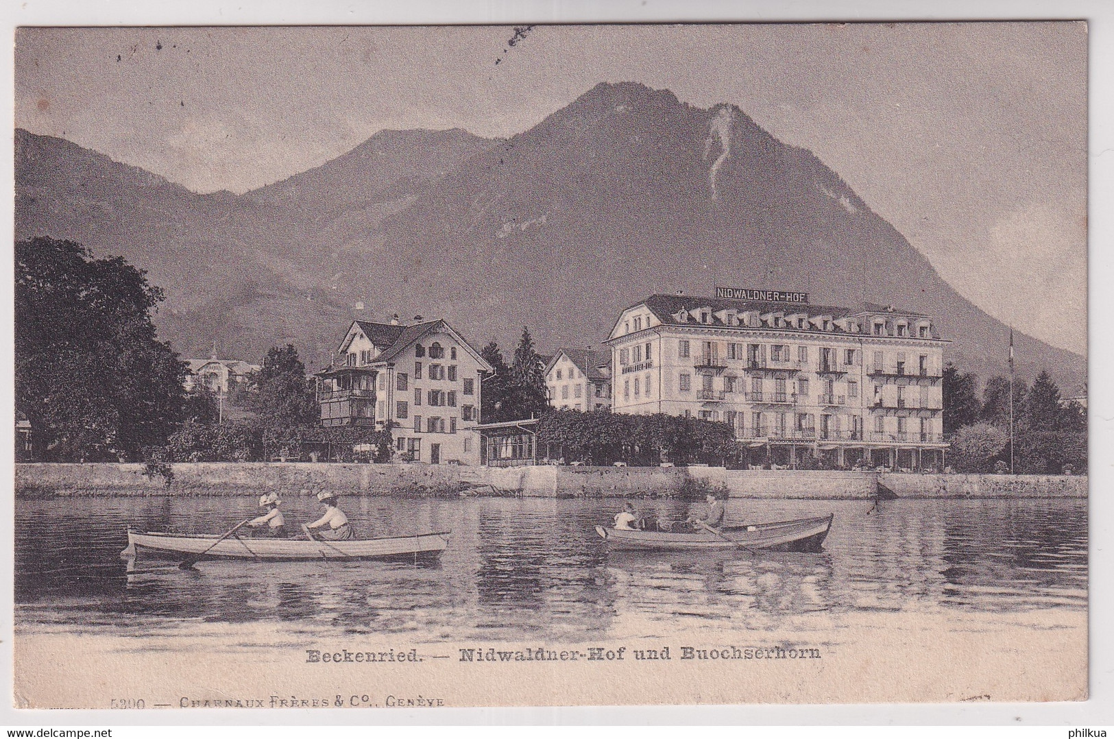 Beckenried - Niedwaldnerhof Und Buochserhorn - Ruderboote - Buochs