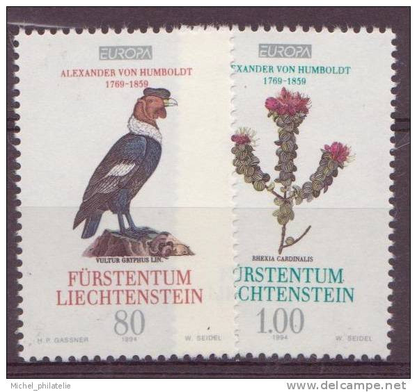 ⭐ Liechtenstein - YT N° 1020 Et 1021 ** - NEUF SANS CHARNIERE - FAUNE ET FLORE ⭐ - Neufs