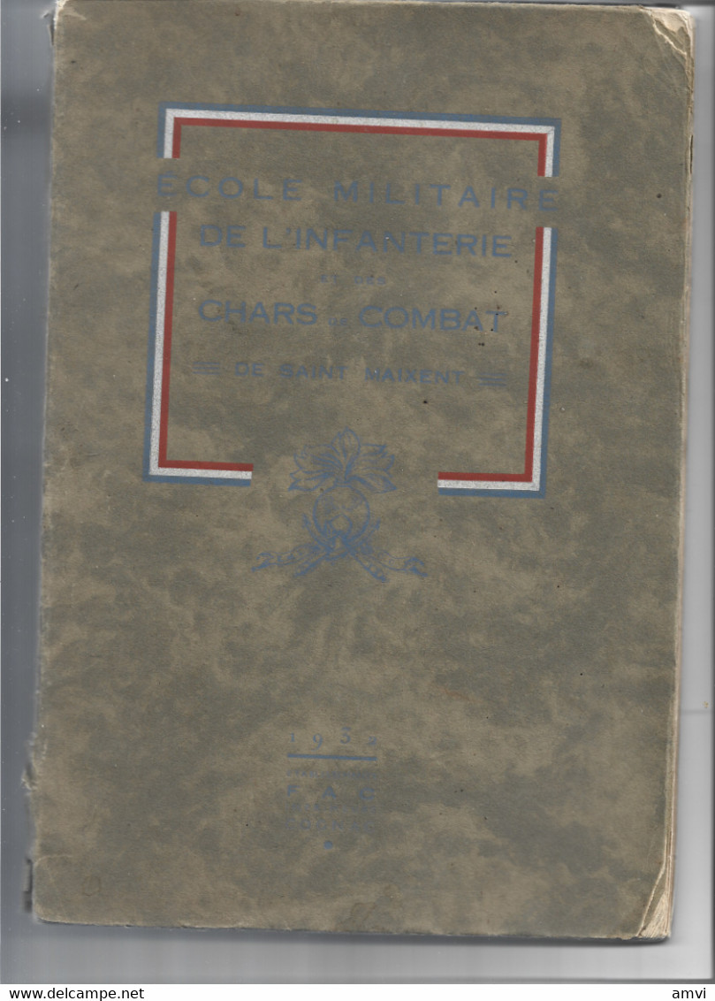 Etag001 1932 Ecole Militaire De L'infanterie Et Des Chars De Combat De Saint Maixent - Französisch