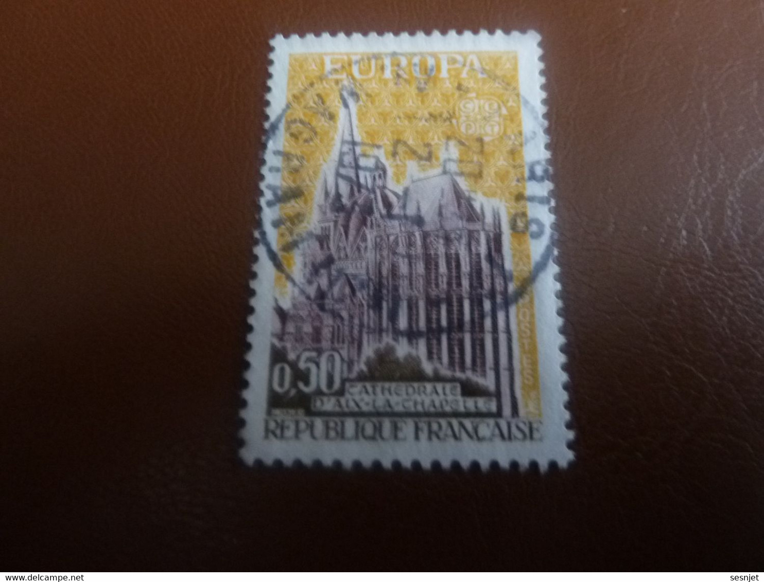 Aix-la-Chapelle - Europa - 50c. - Yt 1714 - Jaune, Olive Et Brun-violet - Oblitéré - Année 1972 - - 1972