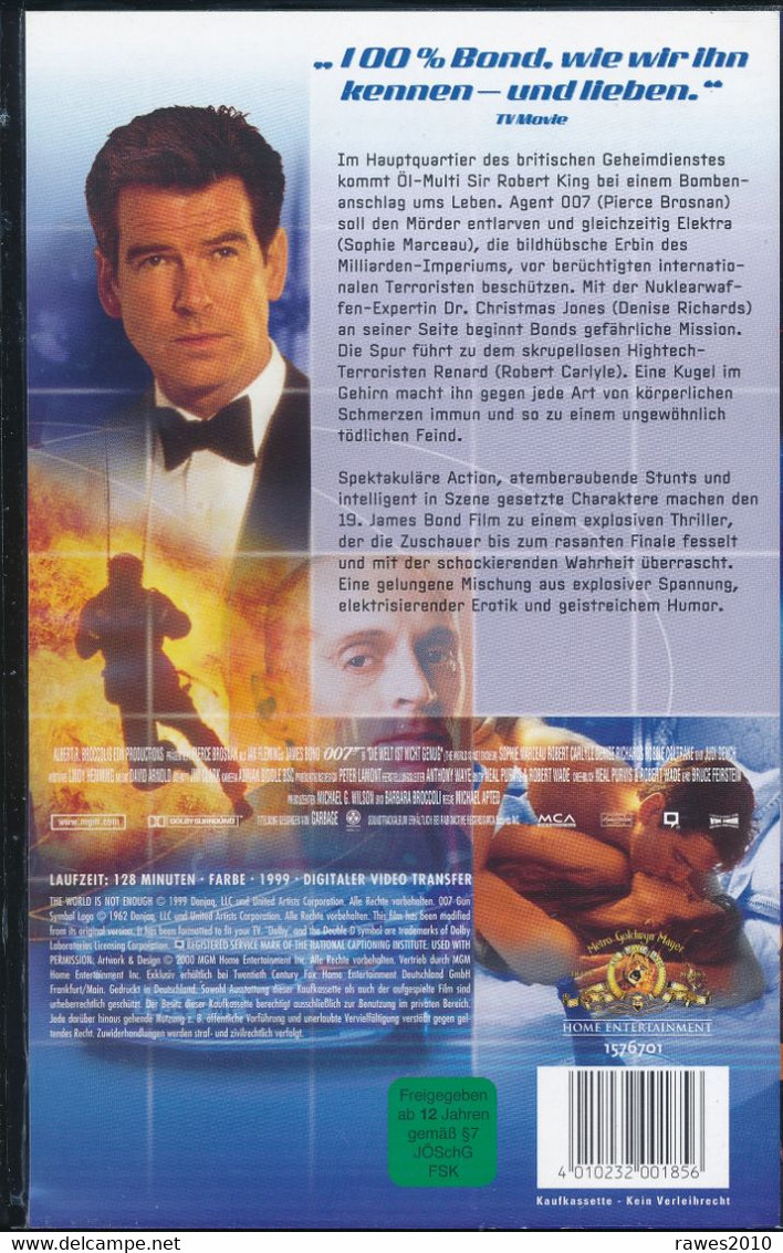 Video : James Bond 007 - Die Welt Ist Nicht Genug Mit Pierce Brosnan - Policíacos