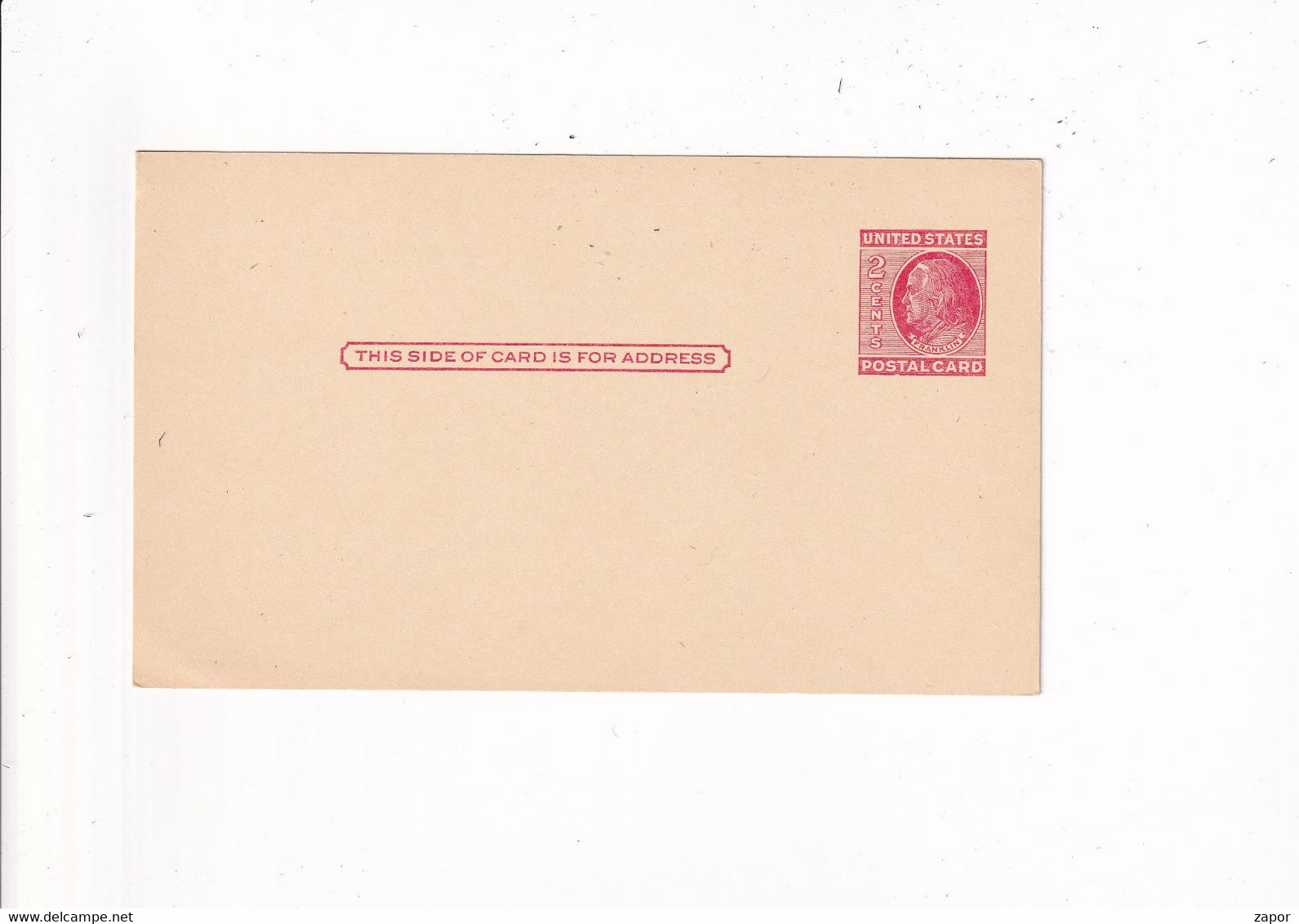 Blanco Postcard - 2c Red - 1921-40