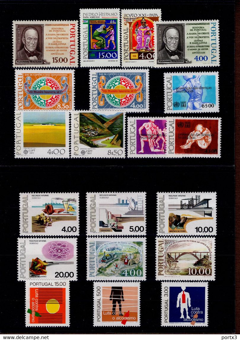 1348 - 1387 Jahr 1977 Ohne Blocks Postfrisch MNH ** Neuf - Nuovi