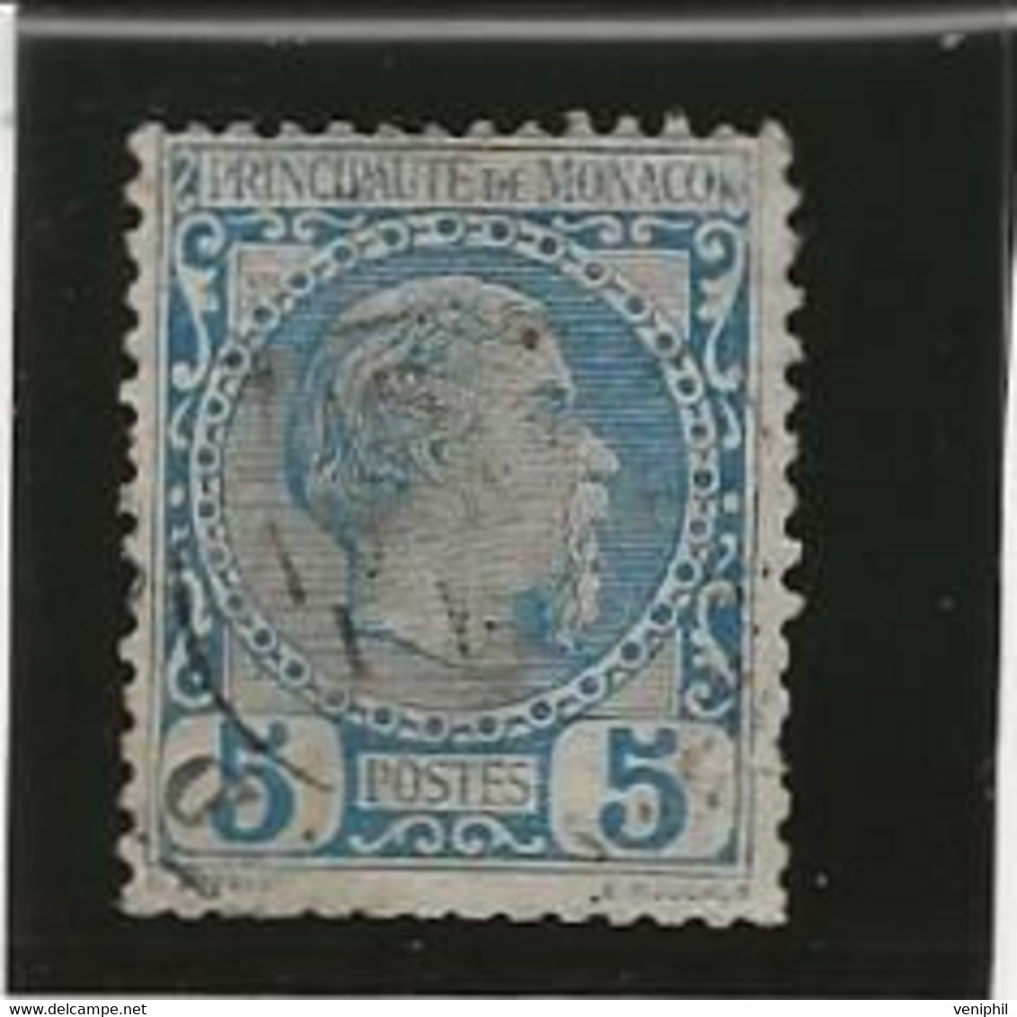 MONACO - TIMBRE N° 3 OBLITERE -ANNEE 1885 -  COTE : 50 € - Gebraucht