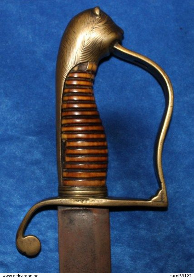 Sabre De Cavalerie Tete De Lion - Armas Blancas