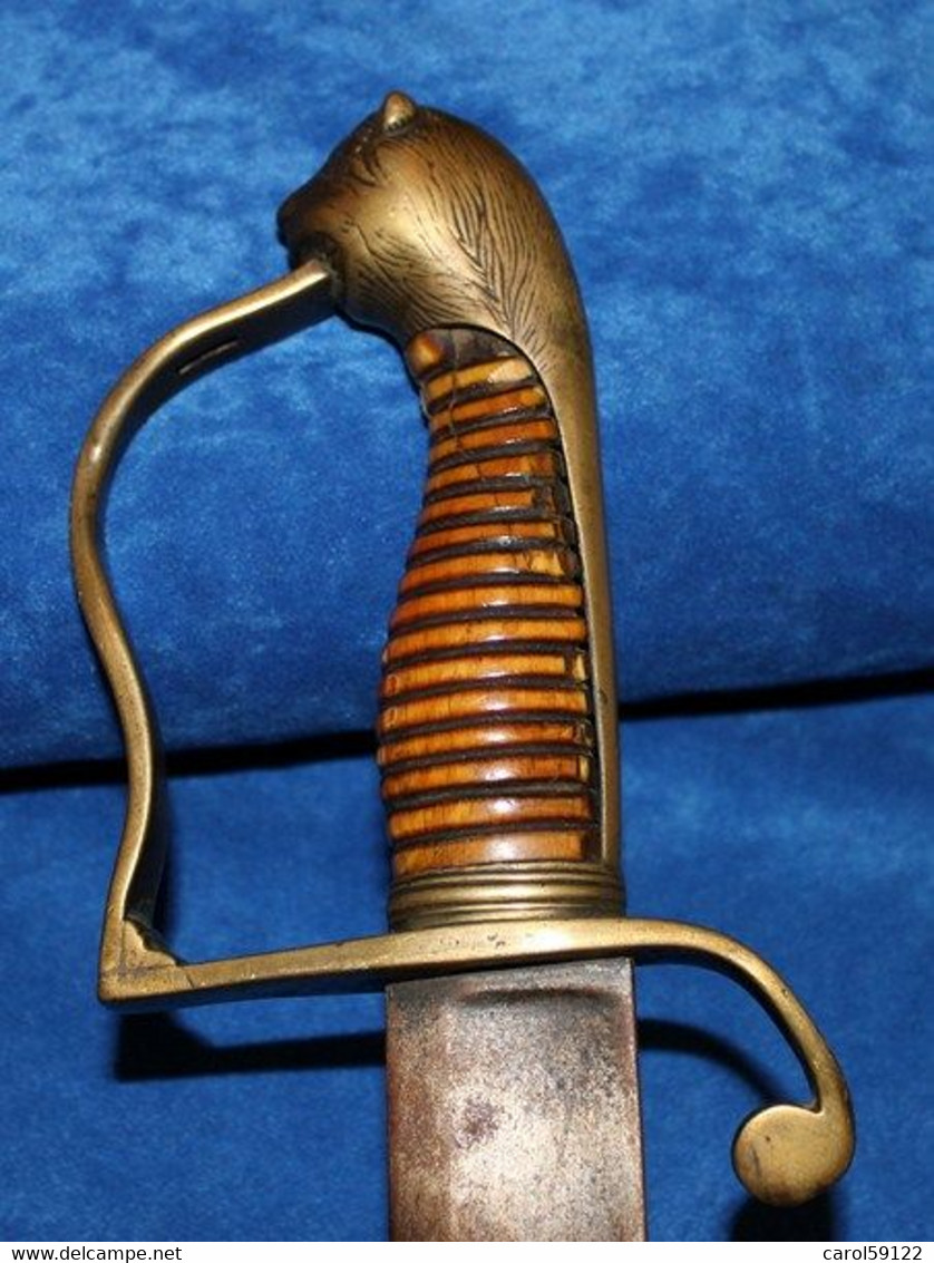 Sabre De Cavalerie Tete De Lion - Blankwaffen