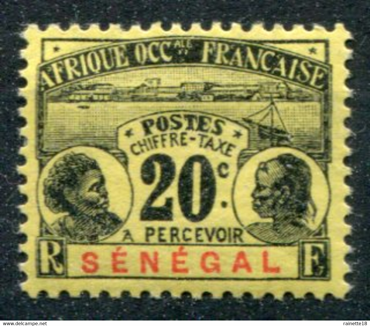 Sénégal      1axe     7 * - Timbres-taxe