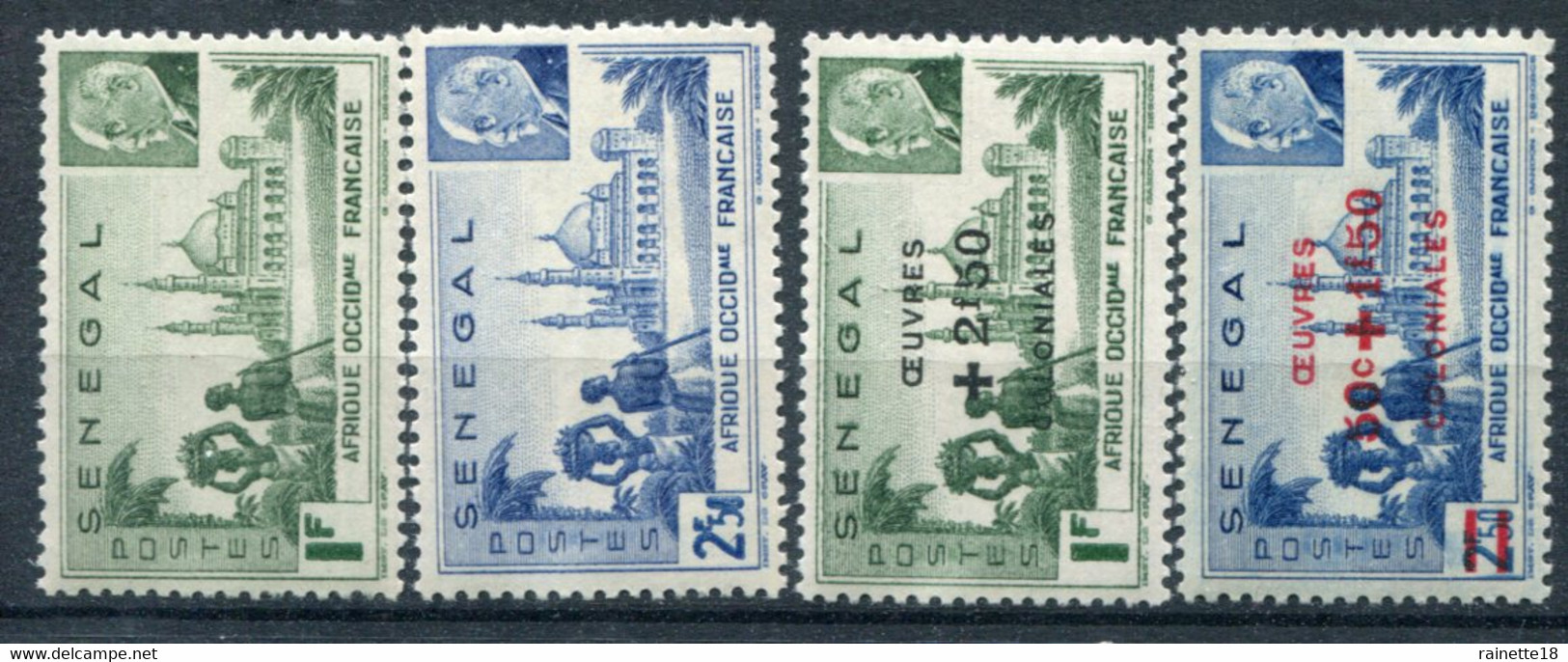 Sénégal          177/178 ** - 187/188 ** - Unused Stamps