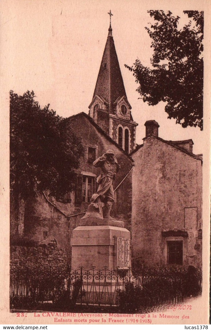 12 // LA CAVALERIE / MONUMENT  ERIGE A LA MEMOIRE DES ENFANTS MORTS POUR LA FRANCE - La Cavalerie