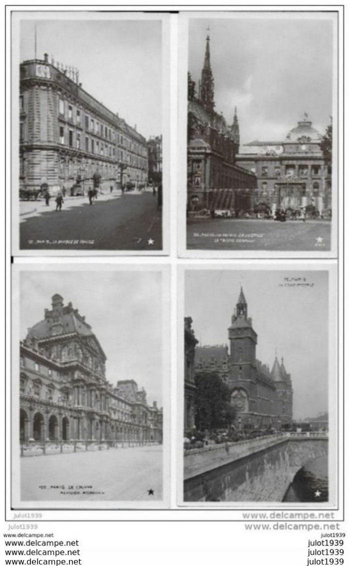 PARIS ..-- LOT De 16 Anciennes Cartes De Métros , Trains , Gares , Rues , Ponts , Etc ....... - Metro, Stations